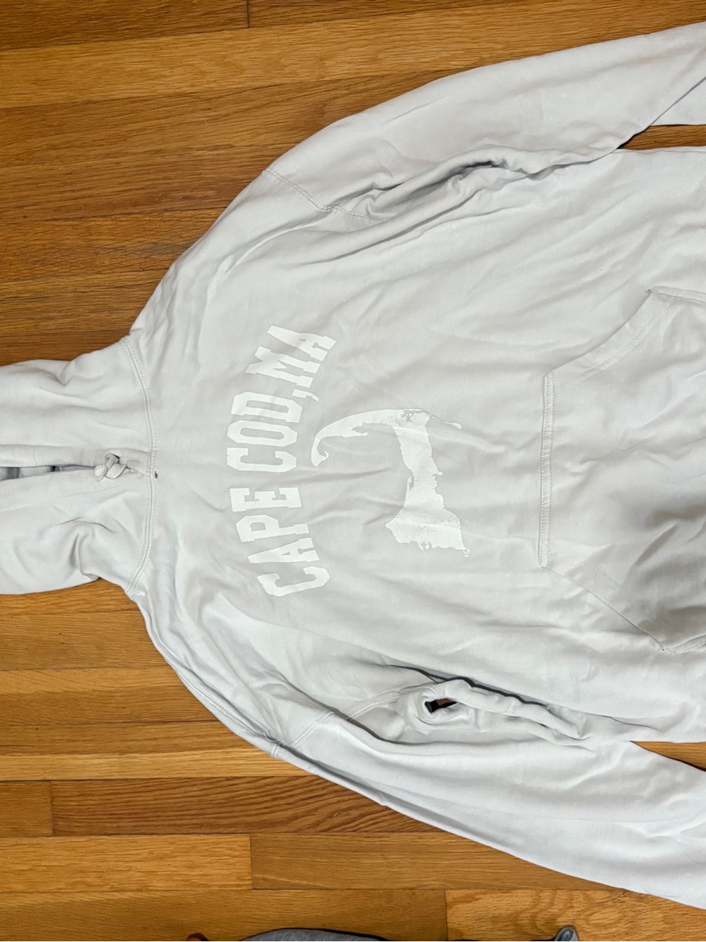 Aventura Light Gray Cape Cod Graphic Hoodie
